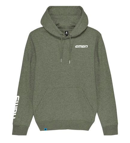 EMBN Label Mid Heather Khaki Hoodie