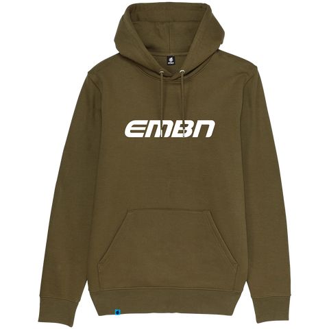 EMBN Word Logo Hoodie - Khaki