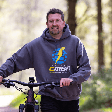 EMBN Classic sudadera con capucha color carbón